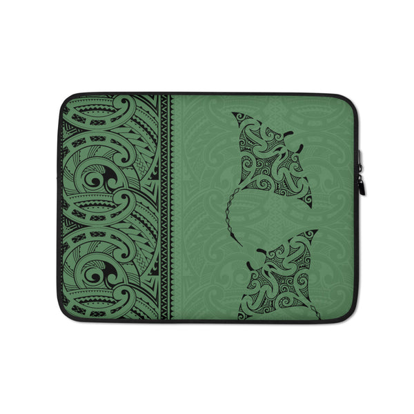 Manta ray tattoo laptop sleeve