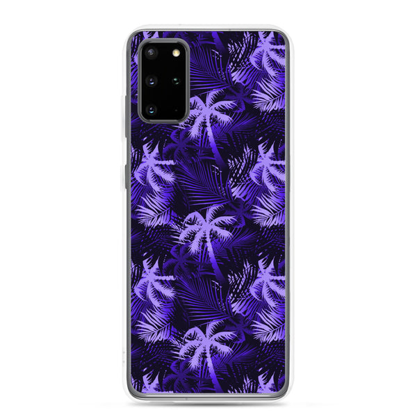 purple palm tree samsung fern case