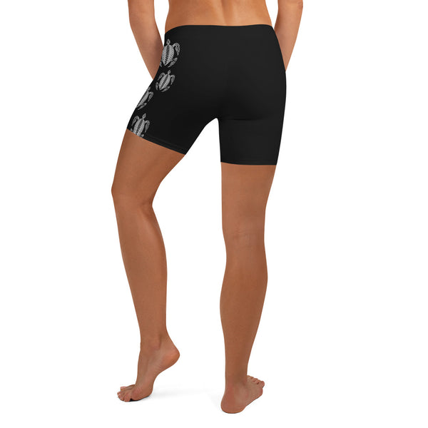 Polynesian tattoo cross fit shorts