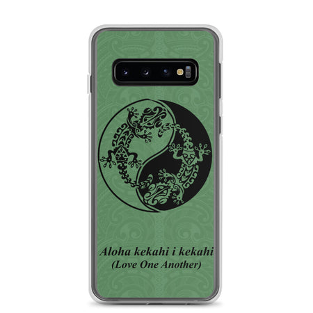Honu (Hawaiian Sea Turtle) Family and Plumeria Tattoo - Samsung Galaxy Case S10 S20 S21 S22 E FE Plus and Ultra