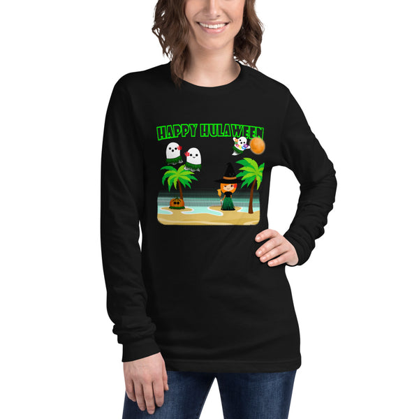 Hawaiian Halloween long sleeve shirt