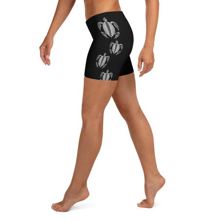 Plumeria Hawaiian Floral Tropical Crossfit / Athletic Shorts