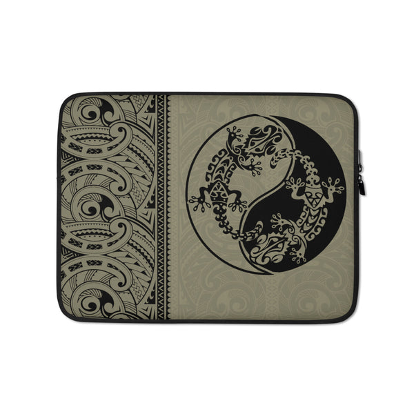 Hawaiian tattoo laptop case