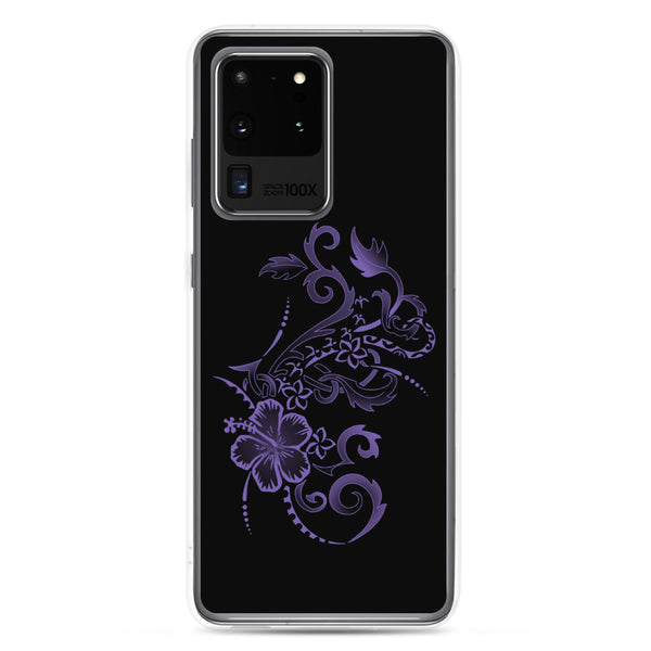 purple hibiscus tattoo polynesian samsung case