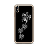 Honu tattoo black iphone case