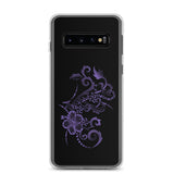 purple samsung galaxy hibiscus case