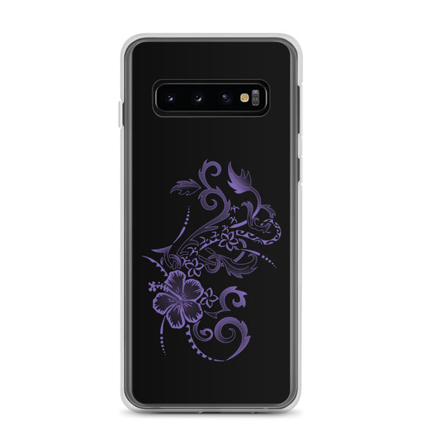 purple samsung galaxy hibiscus case