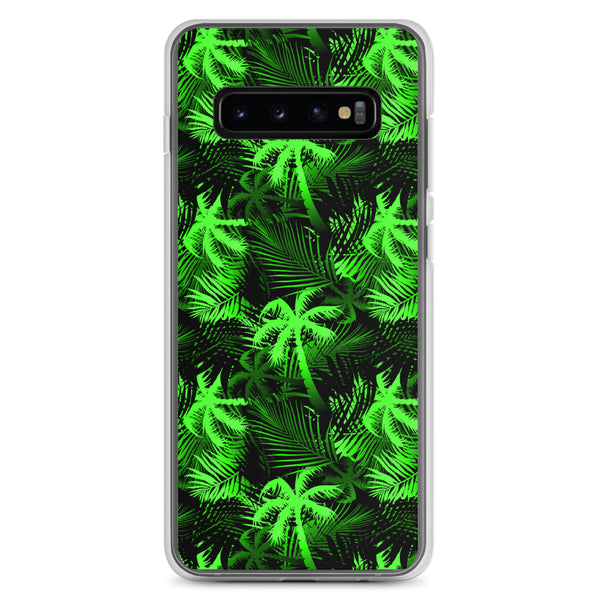 bright green palm tree samsung galaxy case
