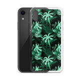 palm tree fern iphone case