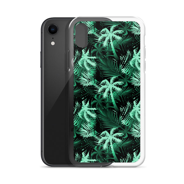 palm tree fern iphone case