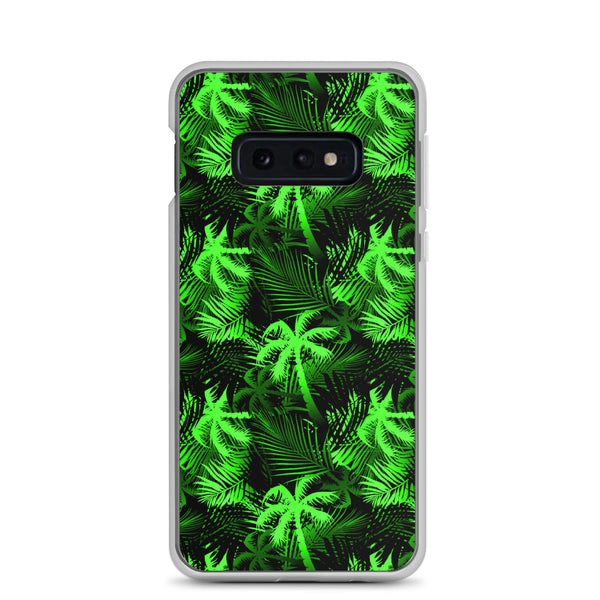 lime palm tree fern samsung case