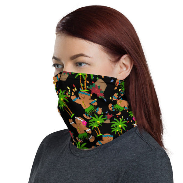 Hawaiian Christmas face mask