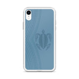Turtle tattoo iphone case blue