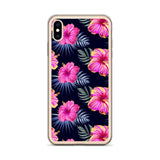 Bright Pink Hibiscus iPhone Case - iPhone Case 11 12 13 (Pro Pro max Mini) 7 8 plus SE XR, X, XS, Xs max
