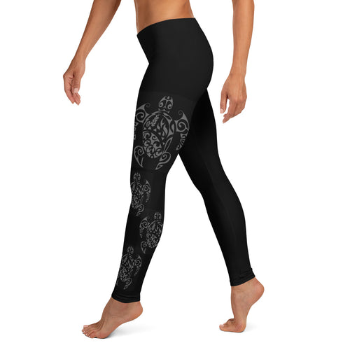 Honu tattoo leggings