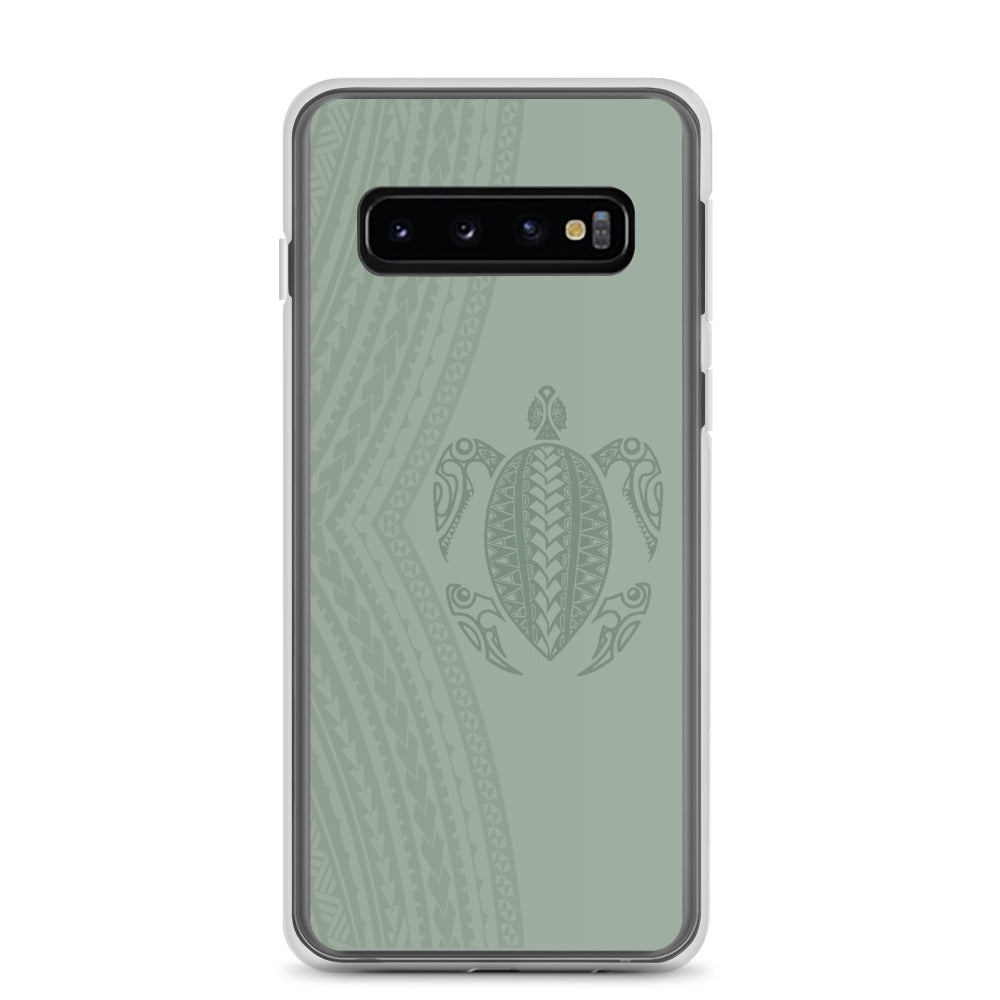 Honu (Hawaiian Sea Turtle) Samoan Tattoo - Samsung Galaxy Case S10 S20 S21 S22 E FE Plus and Ultra