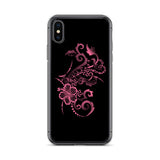 hibiscus tattoo polynesian iphone case