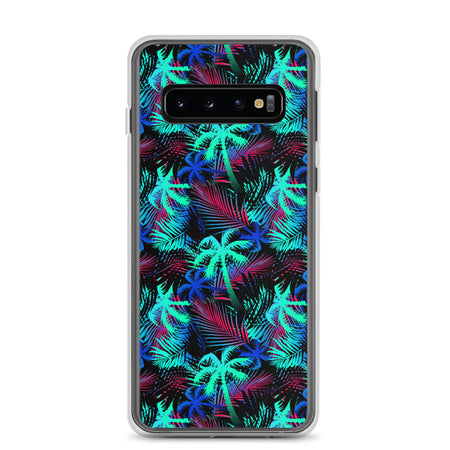 Bright Pink Hibiscus - Samsung Galaxy Case S10 S20 S21 S22 E FE Plus and Ultra
