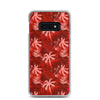 red palm tree galaxy phone case