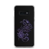purple hibiscus samsung galaxy case