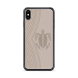 Brown tattoo polynesian iphone case