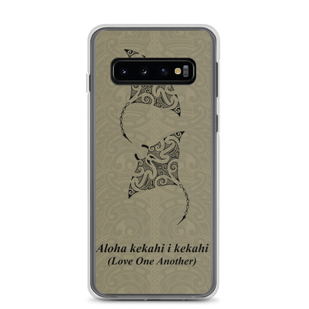 Gecko Yin Yang Polynesian Tattoo Aloha Kekahi I Kekahi (Love One Another)  - Samsung Galaxy Case S10 S20 S21 S22 E FE Plus and Ultra