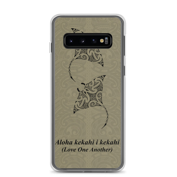 Manta Ray Tattoo Samsung Case Brown