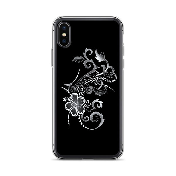hibiscus tropical iphone case