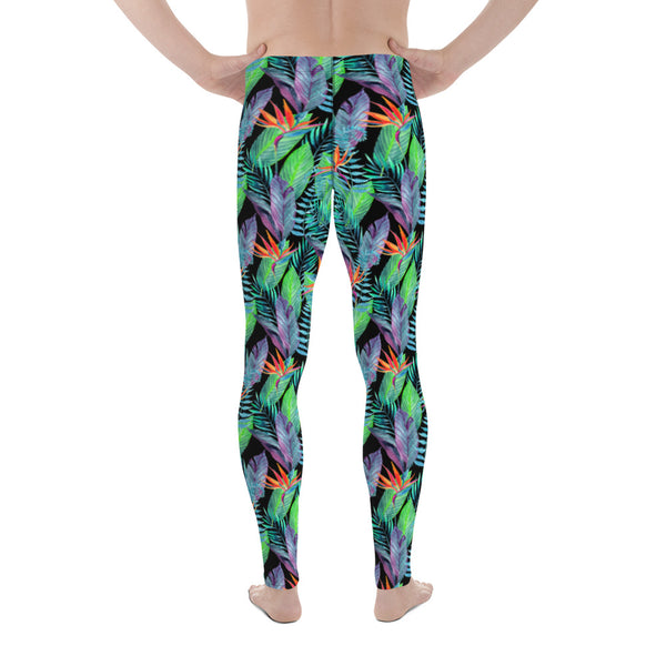 mens floral leggings