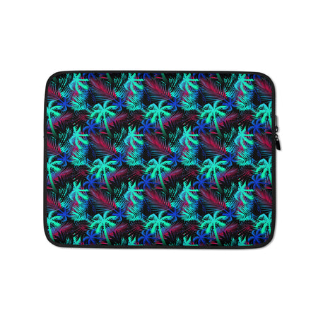 Hibiscus and Honu (Hawaiian Turtle) Tattoo Laptop Sleeve / Case