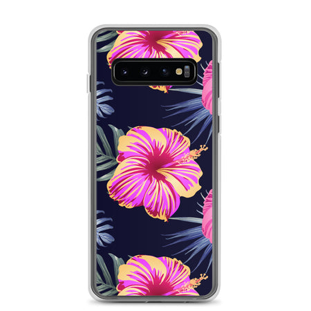Palm Tree - Red - Samsung Galaxy Case S10 S20 S21 S22 E FE Plus and Ultra