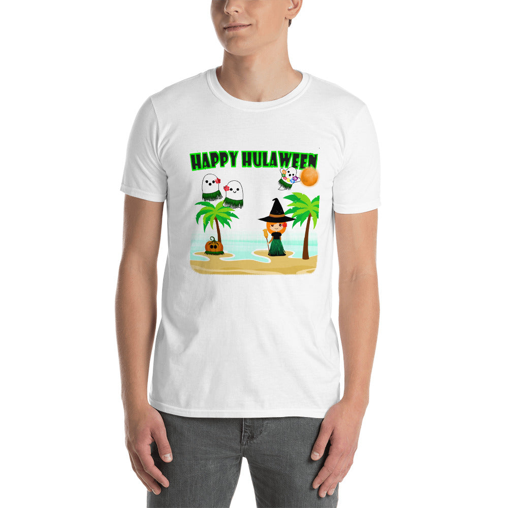 Halloween - Happy Hulaween Short-Sleeve Unisex T-Shirt