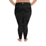 plus size hawaiian leggings