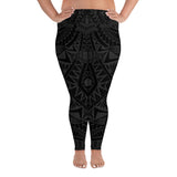 plus size polynesian leggings