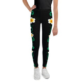 kids plumeria leggings
