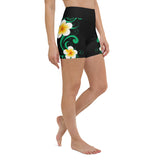 plumeria shorts high waist