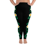 floral plus size leggings