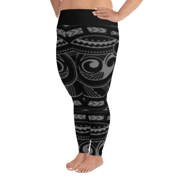 plus size polynesian laeggings