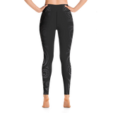 Hawaiian tattoo yoga leggings