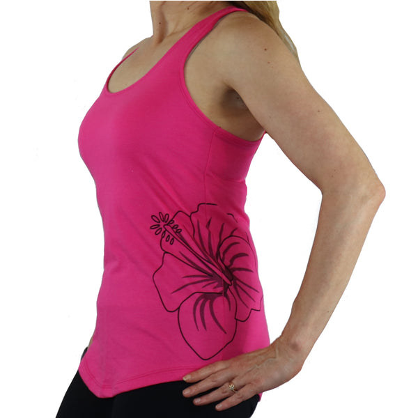 Hawaiian Hibiscus Racerback Tank