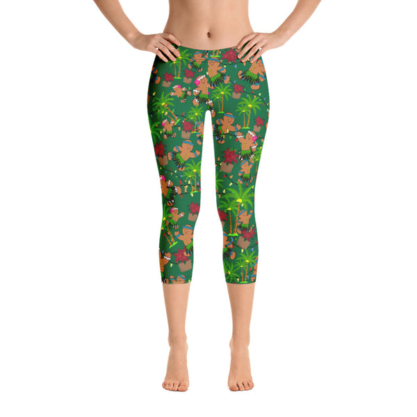Hula Christmas Crop Pants