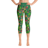 Palm Tree Christmas Crop pants