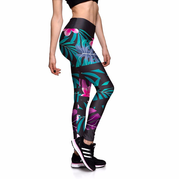 tropical leggings