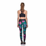 tropical fern leggings