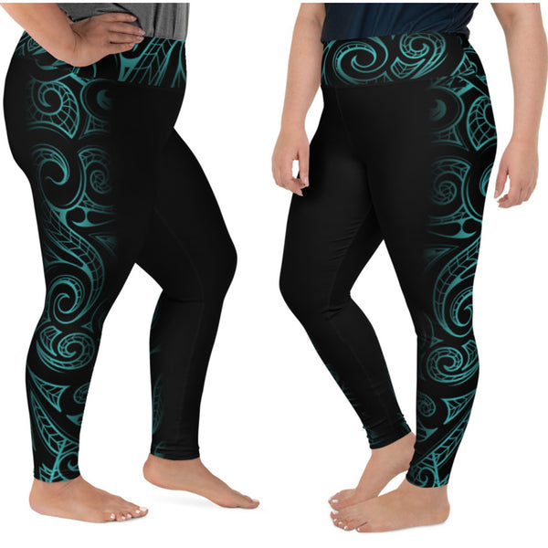 Plus size Hawaiian leggings