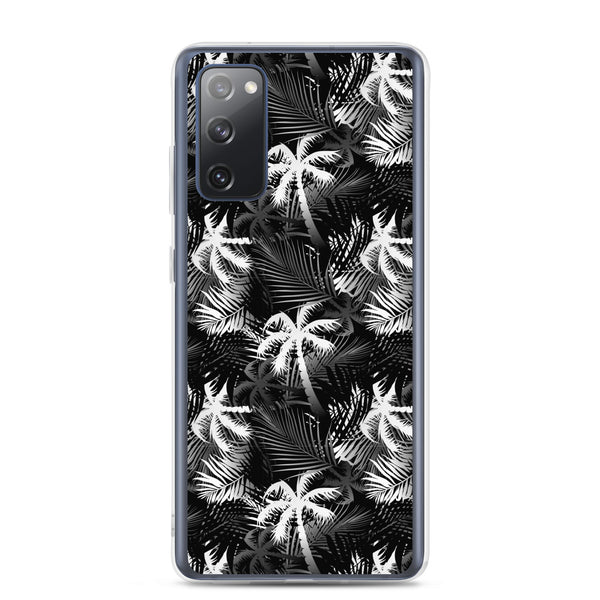 Palm Tree - White- Samsung Galaxy Case S10 S20 S21 S22 E FE Plus and Ultra