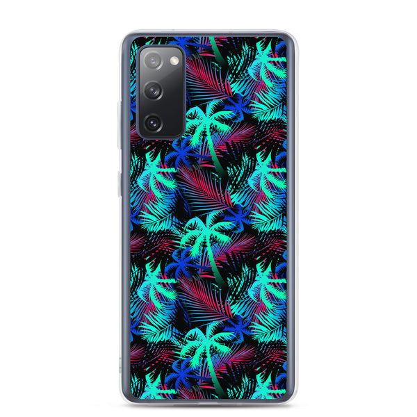 Palm Tree - Teal - Samsung Galaxy Case S10 S20 S21 S22 E FE Plus and Ultra