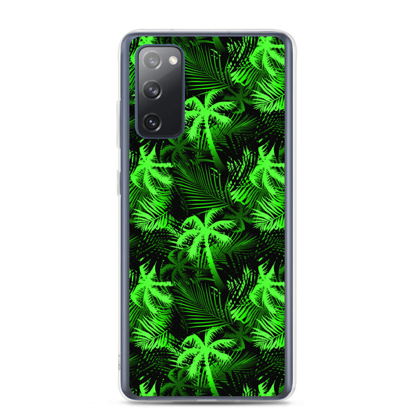 Palm Tree - Lime Green - Samsung Galaxy Case S10 S20 S21 S22 E FE Plus and Ultra