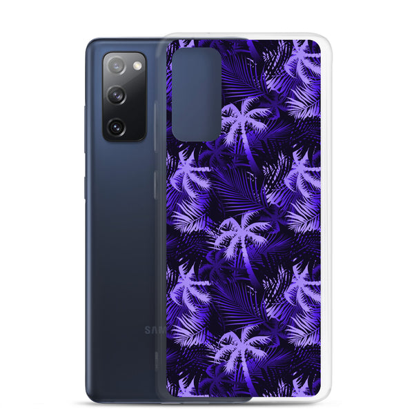 Palm Tree - Purple - Samsung Galaxy Case S10 S20 S21 S22 E FE Plus and Ultra