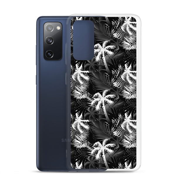 Palm Tree - White- Samsung Galaxy Case S10 S20 S21 S22 E FE Plus and Ultra